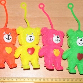 Йо-йо ВЕДМЕДИК  силіконовий, що світиться  (40гр)