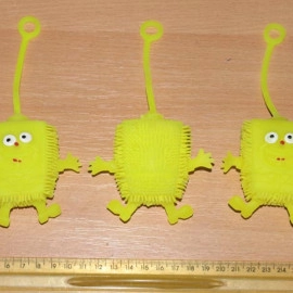 Йо-йо СПАНЧ БОБ  силіконове, що світиться  (24,5 гр)