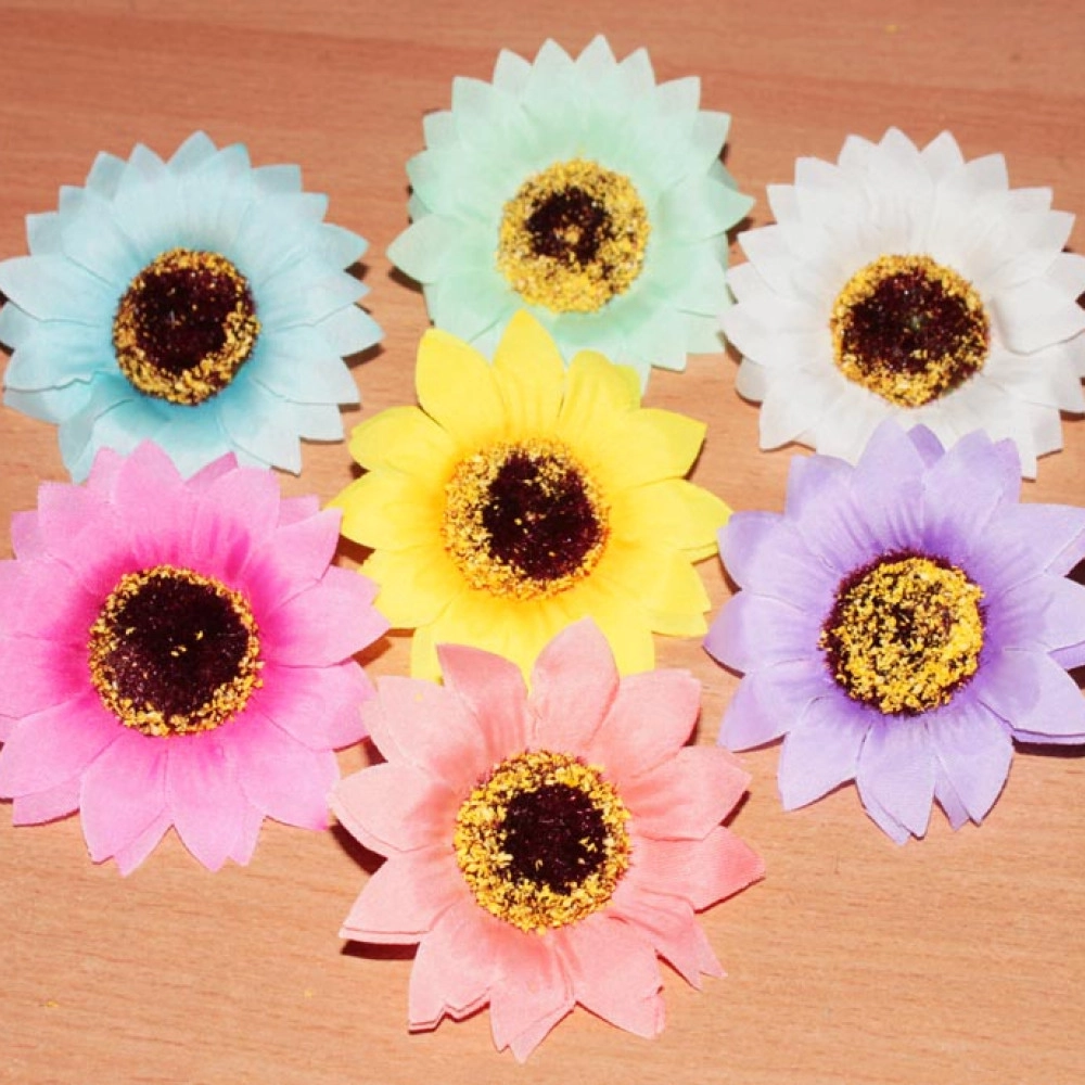 Ромашки з тканини