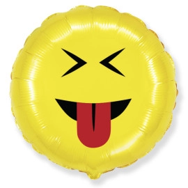 411572 круг 18* з малюнком "СМАЙЛ FUN "