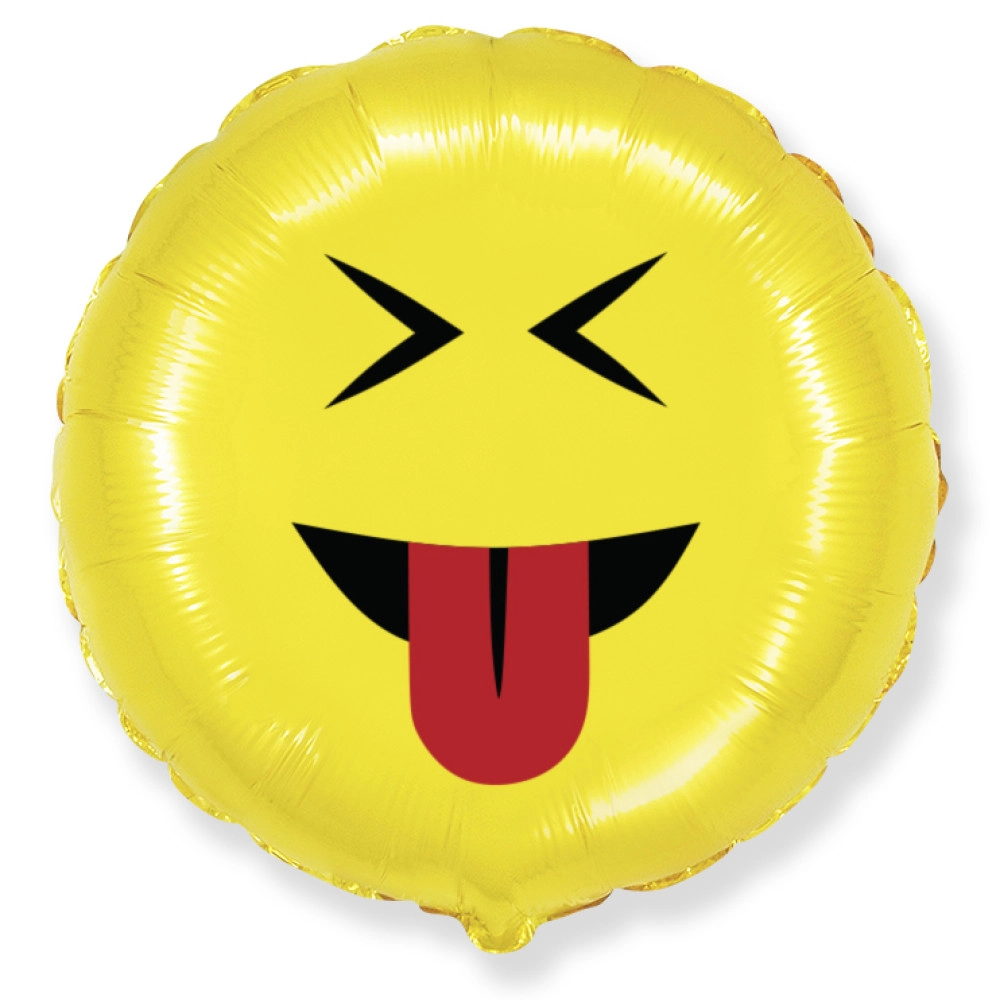 411572 круг 18* з малюнком "СМАЙЛ FUN "