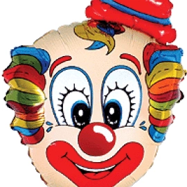 Голова клоуна А 30/22* 901540 Фольга