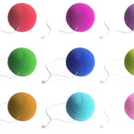 Носик клоунський (паралон) фіолетовий