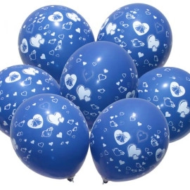 12 кристал 51 синій з мал. "ДЗВІНОЧКИ" (100шт/уп) РОЗПРОДАЖ