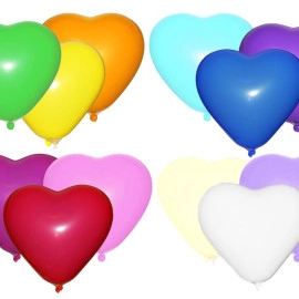 асорті Серце 17" пастель 80 (CR17)