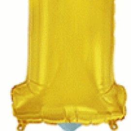 Цифра 1 Міні Flexmetal ЗОЛОТО (902761O) з клапаном