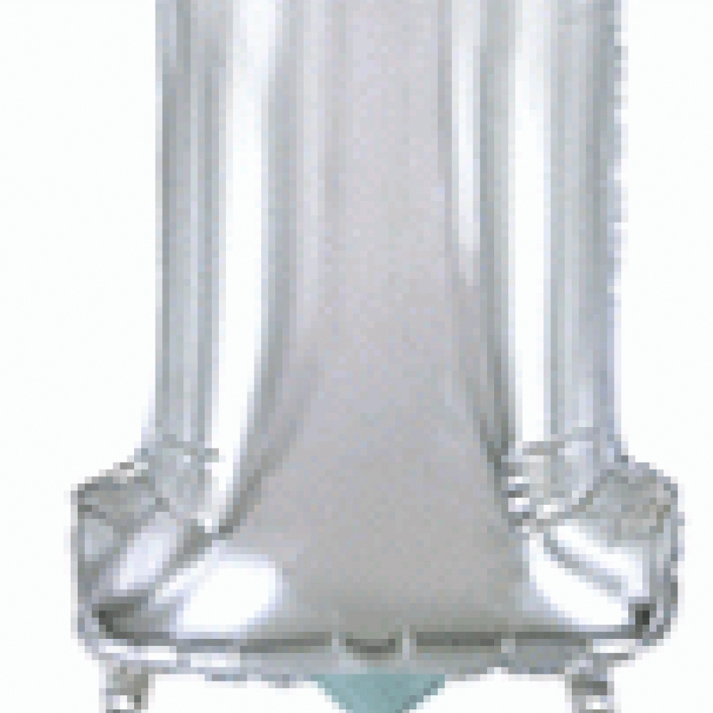 Цифра 1 Міні Flexmetal СРІБЛО (902761P) з клапаном