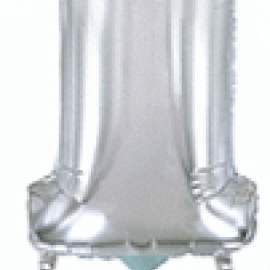 Цифра 1 Міні Flexmetal СРІБЛО (902761P) з клапаном