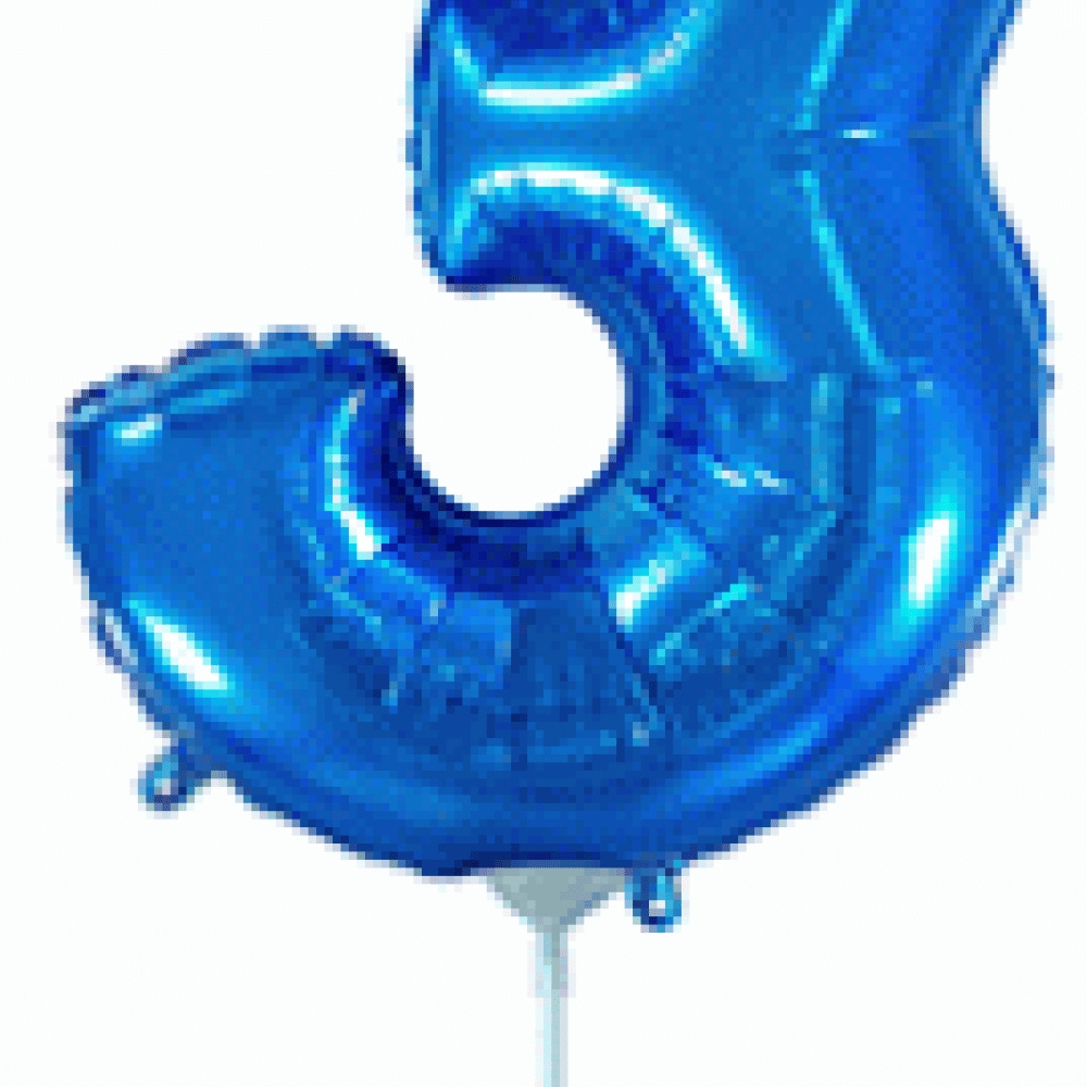 Цифра 3 Міні Flexmetal СИНЯ (902763A) з клапаном