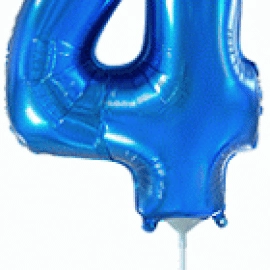 Цифра 4 Міні Flexmetal СИНЯ (902764A) з клапаном