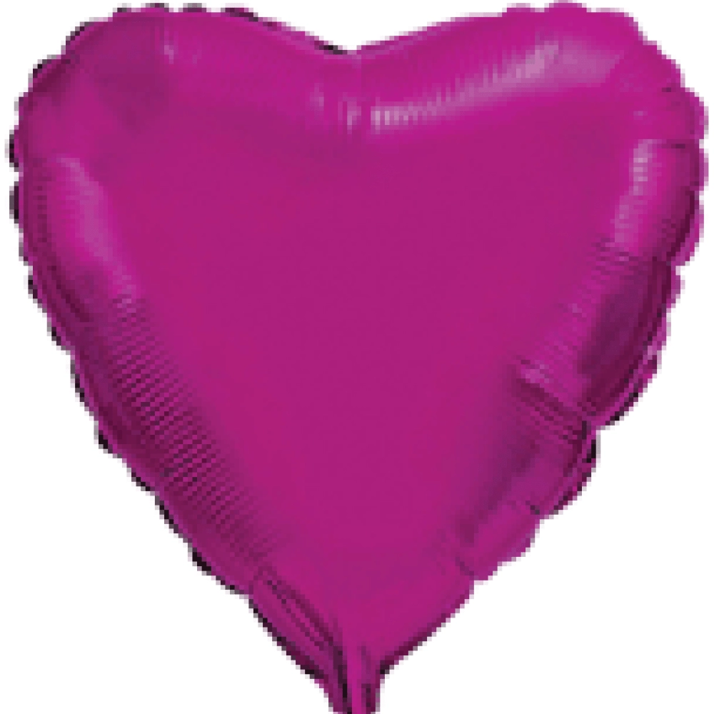 9" серце-міні пурпурове 202500 PU фольга