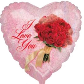 86550 Серце 18" з мал. "I love you" Betalik США