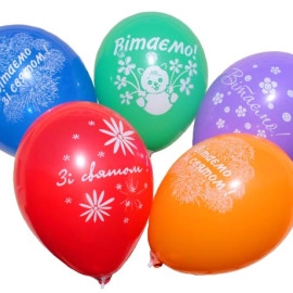 12 пастель ас. з мал. "ВІТАЄМО" (асорті) (100шт/уп)