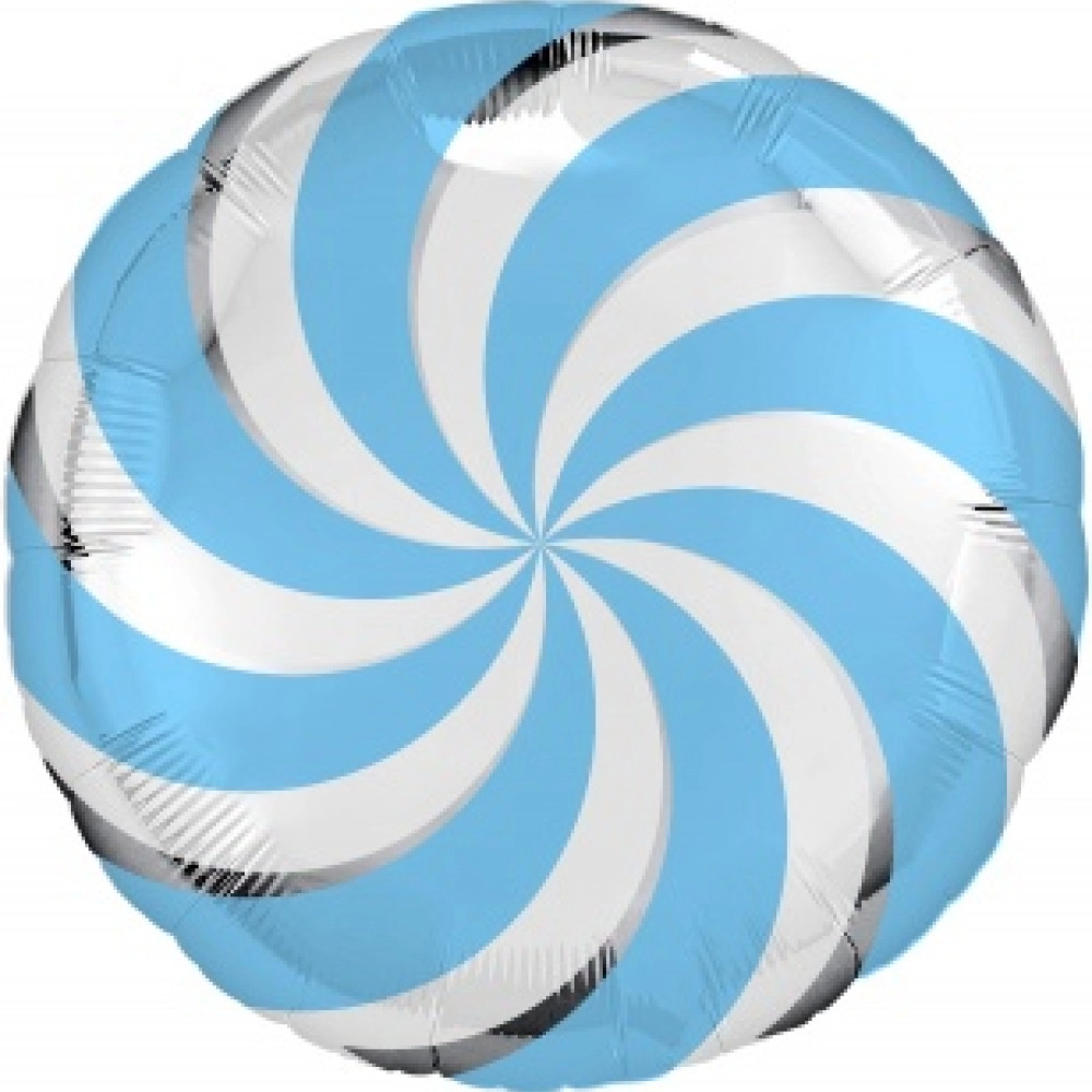 758878 18* круг  з малюнком Льодяник блакитний Agura