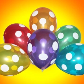 12 кристал ас. з мал. "ПОЛЬКА біла" (100шт/уп)