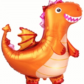 Дракон помаранчевий міні 902838 NA Фольга