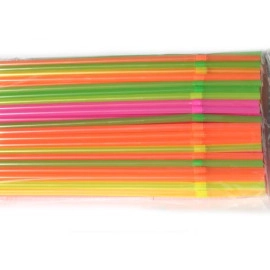 Трубочка коктельна (неонова) 1 шт.