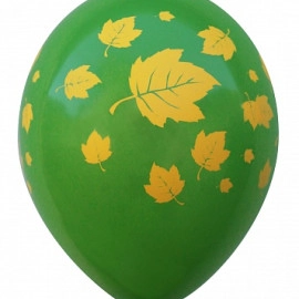 12 пастель 12 зелений з мал. "ЛИСТЯ" (100шт/уп) РОЗПРОДАЖ