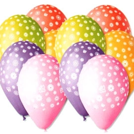 12 пастель ас. з мал.GS 110/12" "МЕТЕЛИКИ, КВІТОЧКИ" (Італія)  (100шт/уп) 11921-140-80