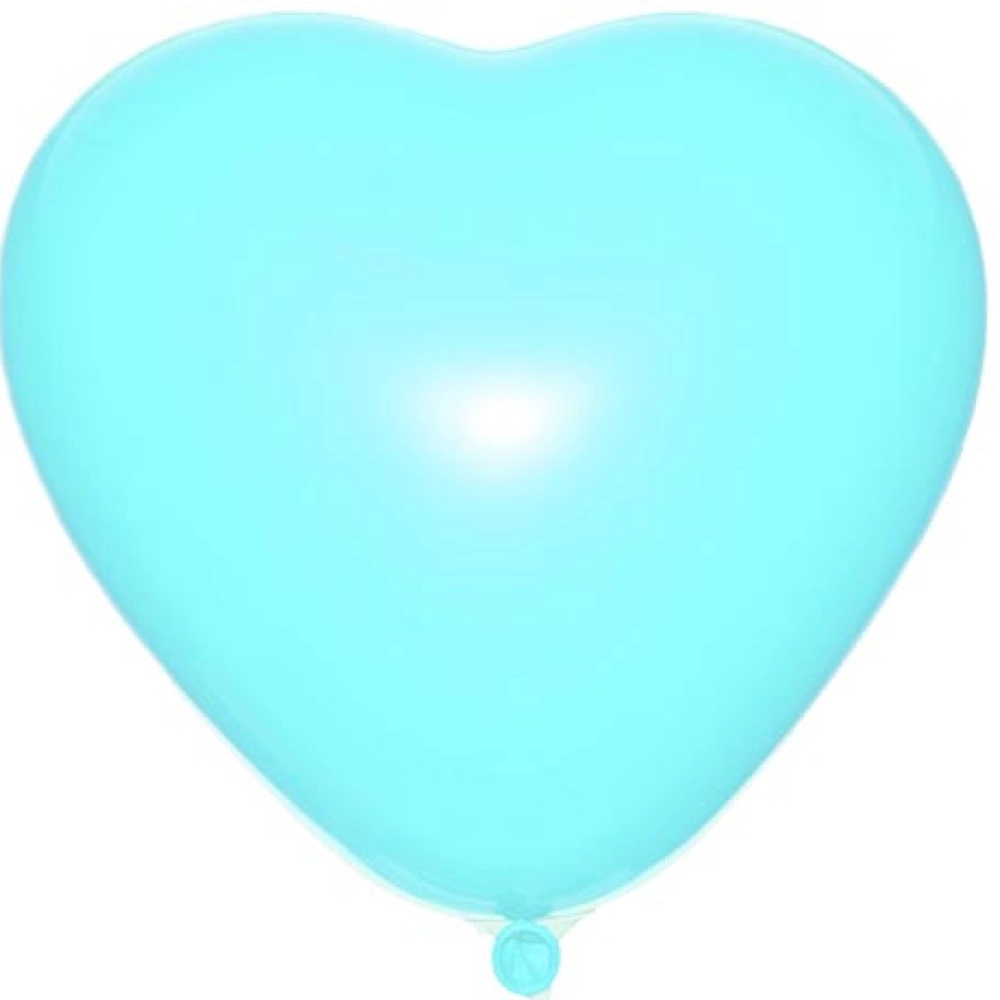 Серце 10" пастель 09 блакитний (CR/10)