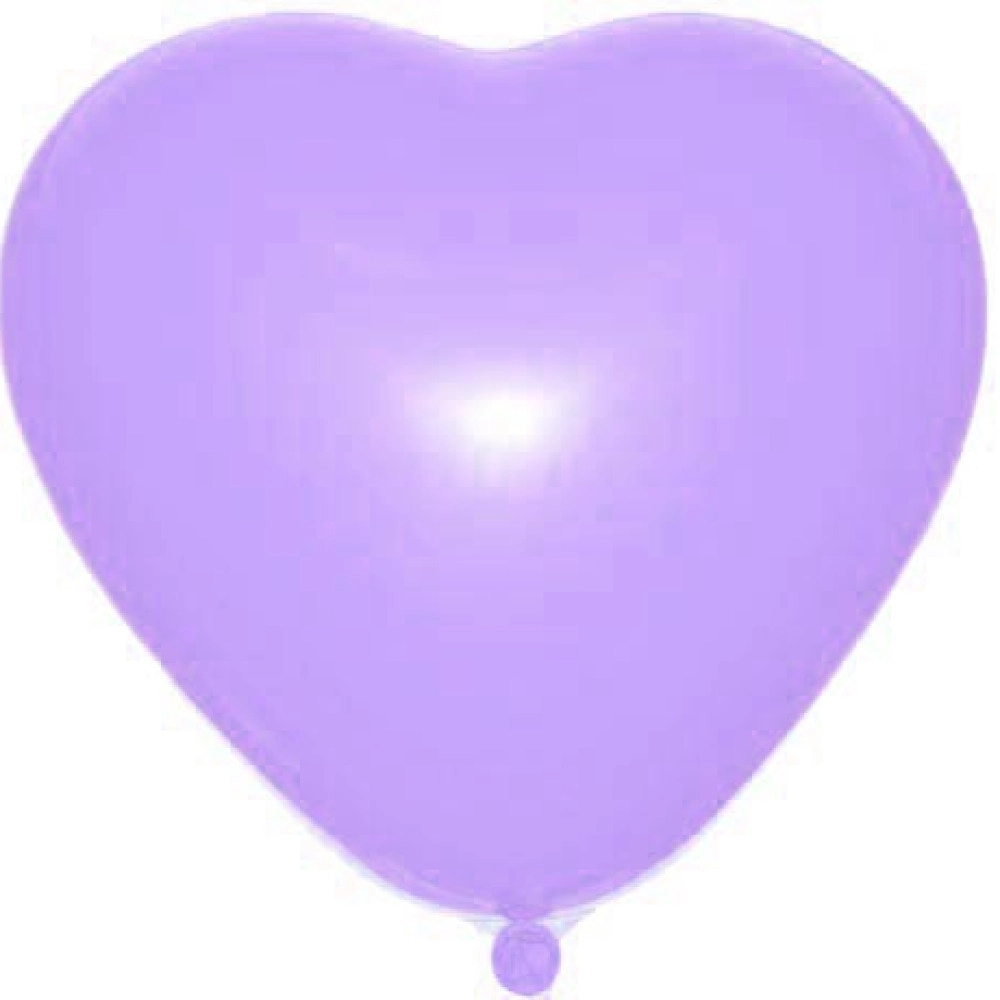 Серце 10" пастель 49 лаванда (CR/10)