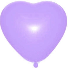 Серце 10" пастель 49 лаванда (CR/10)