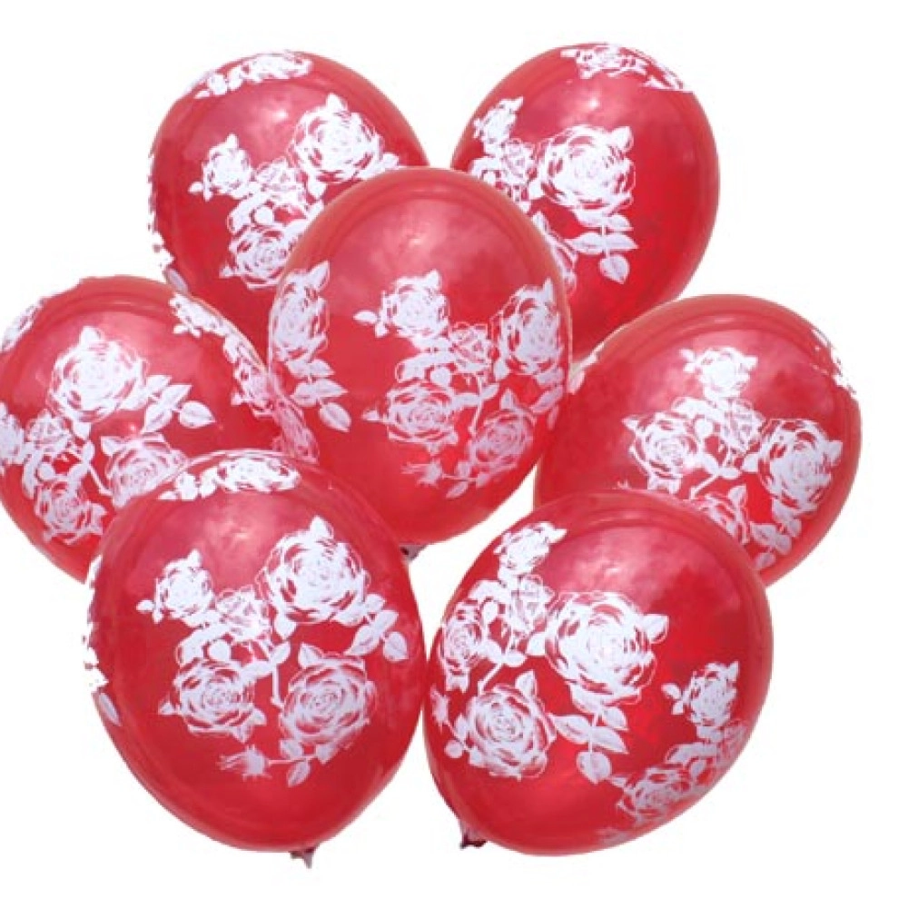 12 кристал 42 червоний з мал. "ТРОЯНДА" (100шт/уп) РОЗПРОДАЖ