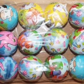 М"яч паралоновий з малюнком асорті