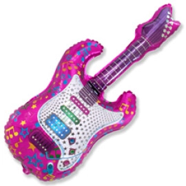 Гітара фуксія 32"/81см * 901697 * Фольга