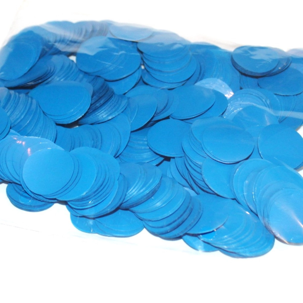 Конфетті КОЛО синій (2,3 см.) (1уп.=100 гр.)