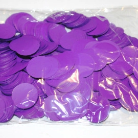 Конфетті КОЛО фіолетовий (2,3 см.) (1уп.=100 гр.)