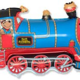 Потяг міні *14 902689 Фольга блакитний