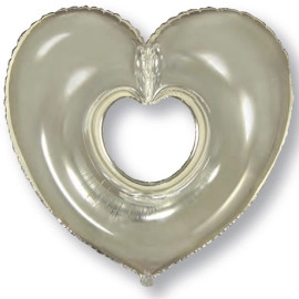 Серце в серці 901500 Фольга срібло