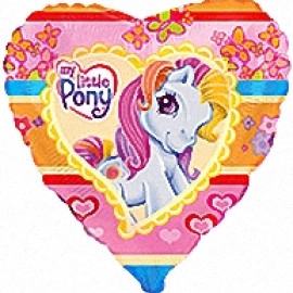 201658 Серце 18" (фольга) з мал.