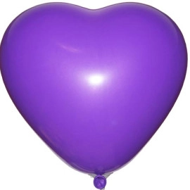 Серце 6" пастель 08 фіолетовий (CR6)