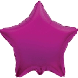 9" зірка-міні б/м пурпурова 302500 PUфольга