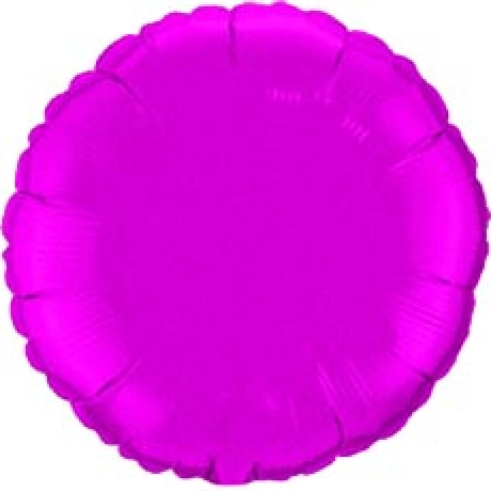 9" круг-міні б/м пурпуровий 402500 PU фольга