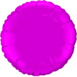 9" круг-міні б/м пурпуровий 402500 PU фольга