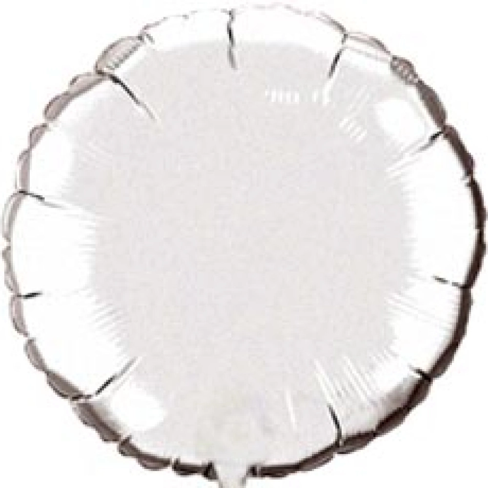 9" круг-міні б/м срібний 402500 Р фольга