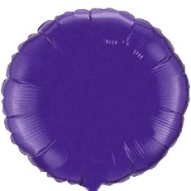 9" круг-міні б/м фіолетовий 402500 V фольга