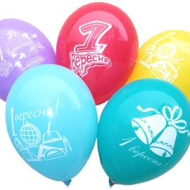 12 пастель ас. з мал. "1 ВЕРЕСНЯ" (100шт/уп)