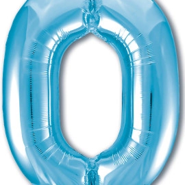 Цифра 0  Slim Agura холодний блакитний  (102 см / 40') 755266