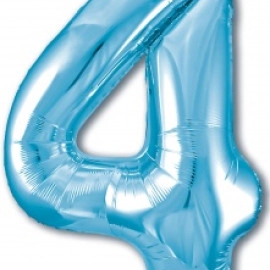 Цифра 4  Slim Agura холодний блакитний (102 см / 40') 755297