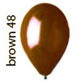 10" пастель 48 коричневий (G90)