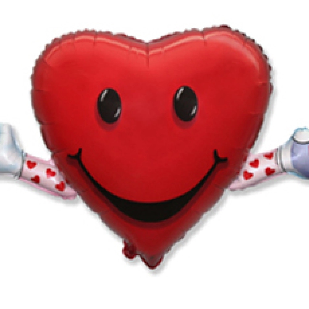 Любов та обійми Серце 901698 Фольга