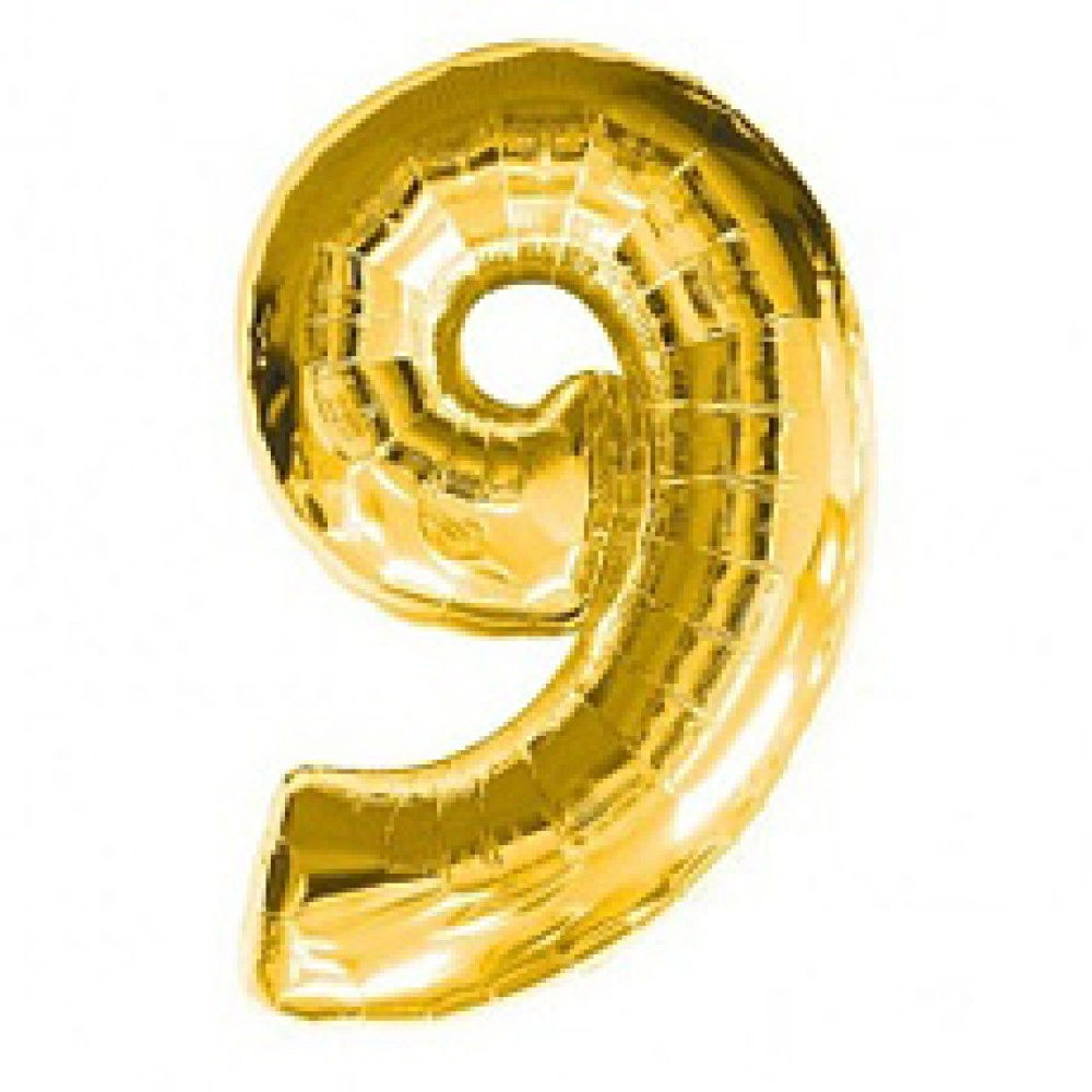 9 Цифра ЗОЛОТО 13743-01 Фольга Anagram