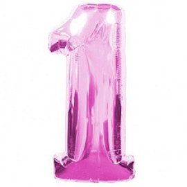 Цифра 1 Flexmetal ФУКСІЯ (901761 F)