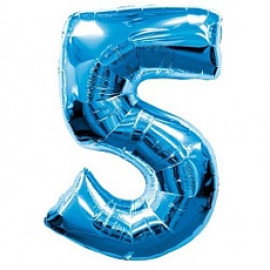 Цифра 5 Flexmetal СИНЯ (901765 A)