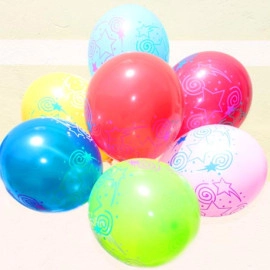 12 пастель ас. з мал. "САЛЮТ кольоровий" (100шт/уп)