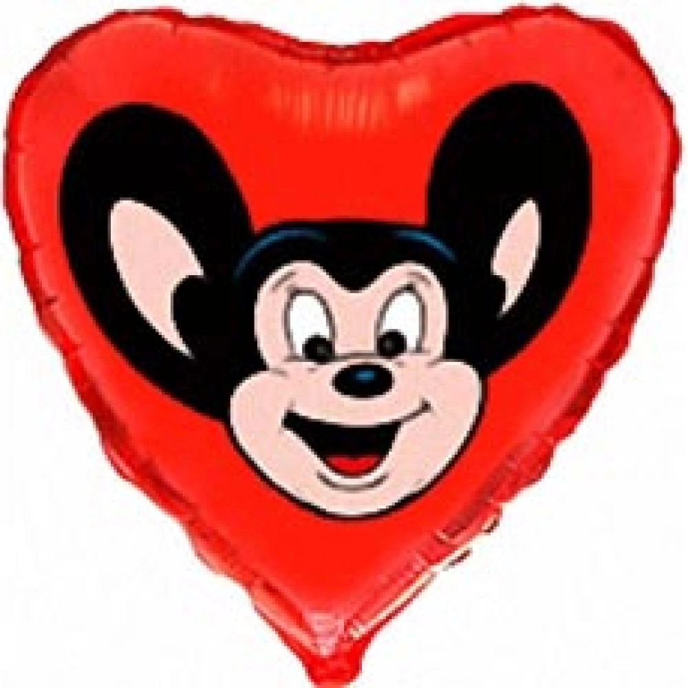 201510 Серце 18" (фольга) з мал.